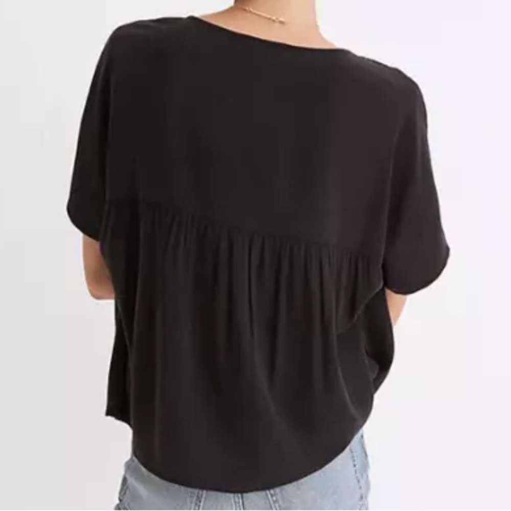 NWT Madewell Lusterweave Pintuck Blouse - Picture 2 of 6